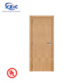 Eco-friendly soundproof gloss matte laminated mdf fire proof doors for commercial ul listed